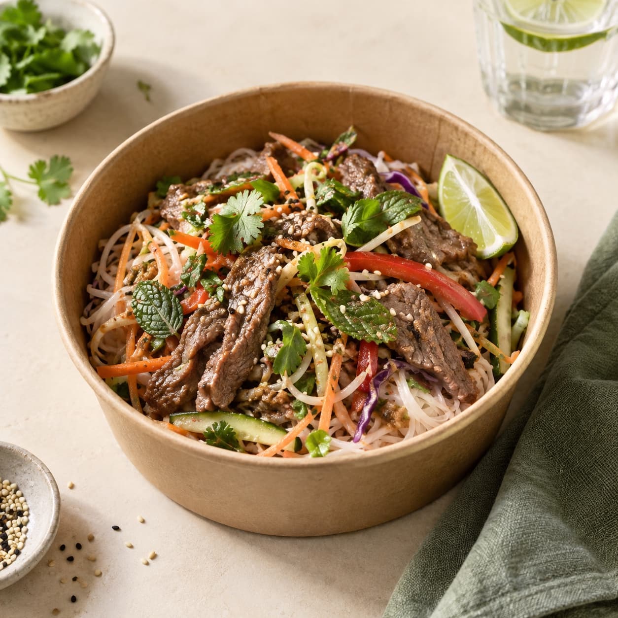 Bœuf façon thaï - plat FRESOA
