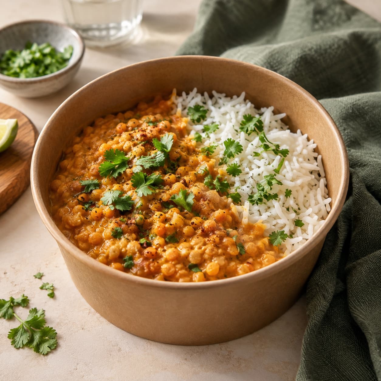 Dahl coco de lentilles corail - plat FRESOA