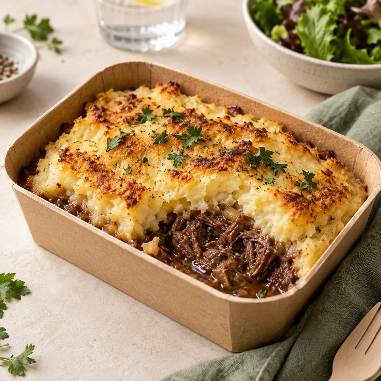 Parmentier de bœuf mijoté - plat FRESOA